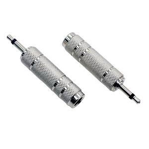 Adaptador de audio mono, conector macho de 3,5 mm a hembra de 6,5 mm, conector metálico para guitarra, piano, instrumentos musicales - Product Image 2