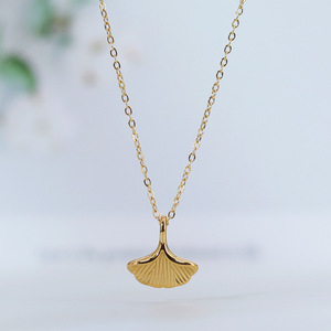 Ginkgo Leaf Style Necklace Women's Advanced Clavicle <b>Chain</b> All-match Accessories Necklace - Product Image 2