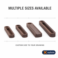 Alas Dudukan Kayu Walnut Solid Grosir dengan Slot Mesin untuk Pajangan Kalender Foto dan Tablet, Pemesinan CNC