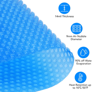 Cubierta Solar para Piscina, Cubierta de Burbujas con Material de PE, Manta Solar Retenedora de Calor, Servicio de Corte y Fabricación por Extrusión - Product Image 4