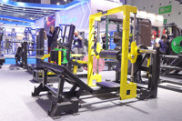 Machine à charge par disques LAND Fitness 3D Hip Thrust pour entraînement en intérieur, produit populaire, prix compétitif, directement de l'usine