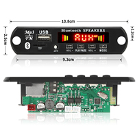 Modul Musik Decoder Pemutar MP3 Amplifier 6W Bluetooth 5.0 Format Lossless Nirkabel Radio FM Mobil Perekam USB TF Panggilan