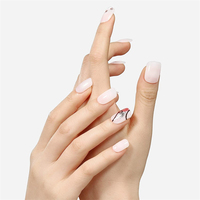 AILLSA Gel UV Couleurs Blanc Laiteux et Rose Nude Longue Durée avec Durcissement LED en 60s pour Salon Professionnel et Nail Art