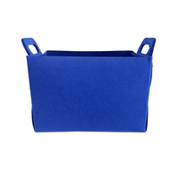 Panier à linge rectangulaire en feutre non tissé Boîte de rangement pour vêtements du client pour bac à linge sale et rangement