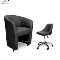 Équipement de spa à ongles table de manucure salon à ongles gris ensemble de chaises et de chaises techniques