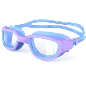 Neues Design wasserdichte Augen schutz Sport Kinder Schwimmblätter Kinder Silikon-Schwimmblätter Brille