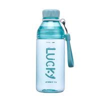 Bouteille d'eau personnalisée avec logo d'usine, 500 ml, en plastique, sans BPA, portable, pour les sports de plein air