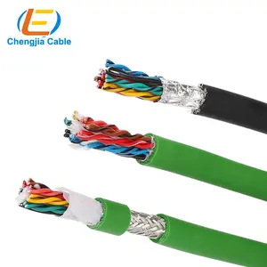 YY506 data transmission cables 26/24/22AWG 2/4/6/8 Cores Twist high flexibility TRVVPS servo cable industrial track cables