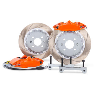 Kit de freno de actualización de proveedor de fábrica, pinzas de freno de 4 ollas, Kit grande de freno delantero modificado, disco de acero para Toyota Hilux Raize Honda Fit - Product Image 1