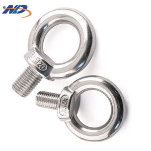Boulon <span class=keywords><strong>d</strong></span>'<span class=keywords><strong>ancrage</strong></span> de levage de gréement de boulon <span class=keywords><strong>d</strong></span>'oeil <span class=keywords><strong>M10</strong></span> poli élevé fait acier inoxydable AISI304 316 JIS1168 boulons <span class=keywords><strong>d</strong></span>'oeil <span class=keywords><strong>d</strong></span>'anneau de levage - Product Image 1