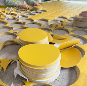 Feuille de velours floqué autocollante jaune pour l'intérieur des boîtes cadeaux, la décoration de meubles, les travaux manuels et l'affichage commercial - Product Image 4