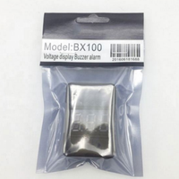 Testeur de tension de batterie Lipo BX100 1-8S / Alarme de basse tension / Vérificateur de tension de batterie avec haut-parleurs doubles
