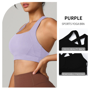Eropa Amerika lintas batas untuk spesial bernapas kekuatan tinggi tahan benturan spandeks/nilon pakaian dalam olahraga untuk Pilates - Product Image 2