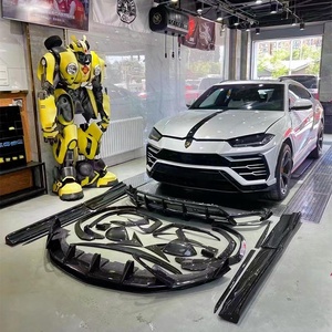 Adecuado para la modificación de fibra de carbono del URUS, juego completo de accesorios envolventes: alerón delantero y trasero. - Product Image 6