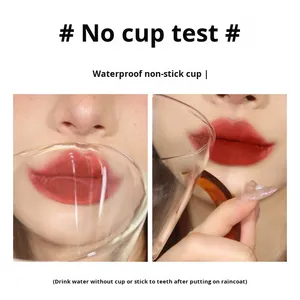 Son môi lụa nở govo-Nhung mờ không trọng lượng, cốc chống dính cả ngày, trà sữa đậu đỏ, chống nhòe & dưỡng ẩm - Product Image 4