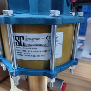 Pompe pneumatique Sc Booster 10-5000W250 250 Bar, pompe à piston en acier inoxydable - Product Image 1