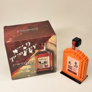 Whiskey Chai Trang Trí Cá Nhân Tự Làm Gạch Mô Hình Sáng Tạo Sưu Tập Đồ Chơi Quà Tặng Xây Dựng Khối Trang Trí Cho 1:8 Nhựa - Product Image 6