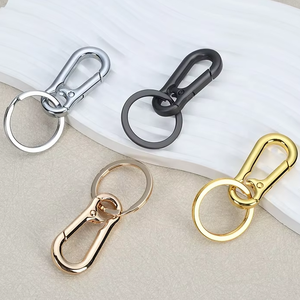 Bulk Outdoor Metal Carabiner Keychain <strong>Safety</strong> Snap Hook Organizer Key Rings <strong>Chains</strong> Diy Crafts Accessories Clip Keychains - Product Image 3