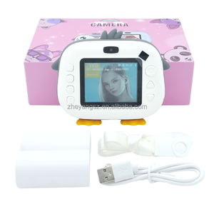 Type-C vidéo 2.4 pouces 1080P jouet selfie mignon enfant jouet caméra <span class=keywords><strong>dessin</strong></span> <span class=keywords><strong>animé</strong></span> impression instantanée caméra enfants impression caméra - Product Image 3