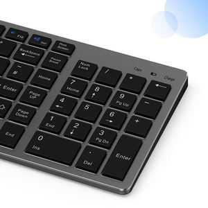 Super Thin Clavier 2.4ghz Wireless 102 Keys Rose bluetooth <b>Keyboard</b> - Product Image 6