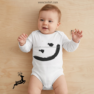 2020 nouveau-né bébé body barboteuses haute qualité 100% coton bio vêtements pour bébés avec fermeture à bouton-pression bambou infusé Tirupur - Product Image 2