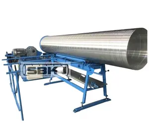 Spiro staal ronde spiraal pijp duct en buis maken roll forming machine voor verkoop
