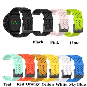 สายรัดข้อมือซิลิโคนระบายอากาศสำหรับ <span class=keywords><strong>Suunto</strong></span> D5 /7 /<span class=keywords><strong>9</strong></span>/<span class=keywords><strong>9</strong></span> baro/spartan Sport ข้อมือ HR - Product Image 2