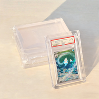 Boîte de présentation en acrylique avec couvercle magnétique pour cartes gradées PSA, protection anti-rayures UV pour cartes à collectionner CGC