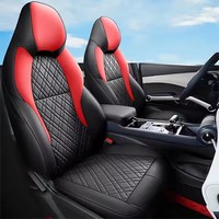 Housse de siège de voiture Housses de siège en cuir Couronne Housses de siège de voiture Ajustement personnalisé pour Byd Yuan Plus Atto 3