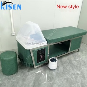 Kisen Cheap Salon Furniture Massage Table High-<b>end</b> Fashion Custom Color Facial Spa Hair Washing Shampoo <b>Bed</b> - Product Image 3