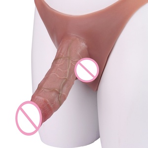 Strap-On <b>Dildo</b> Panties Ultra Elastic Silicone Wearable Panties Realistic Hollow <b>Dildos</b> G Spot Vagina Stimulator Sex Toys for Man - Product Image 6