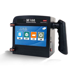DMX大判ハンドヘルドインクジェットプリンター100mm印刷高さTijインテリジェントバッチ番号プラスチック金属有効期限プリンター - Product Image 2