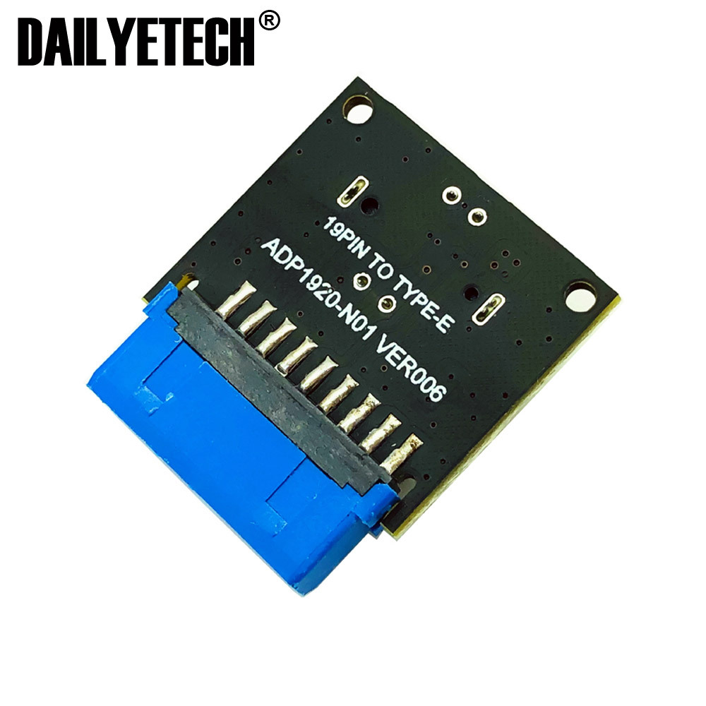 Adattatore USB 3.0 Da Intestazione 20 Pin A Tipo C Frontale – Convertitore Tipo E – 10Gbps