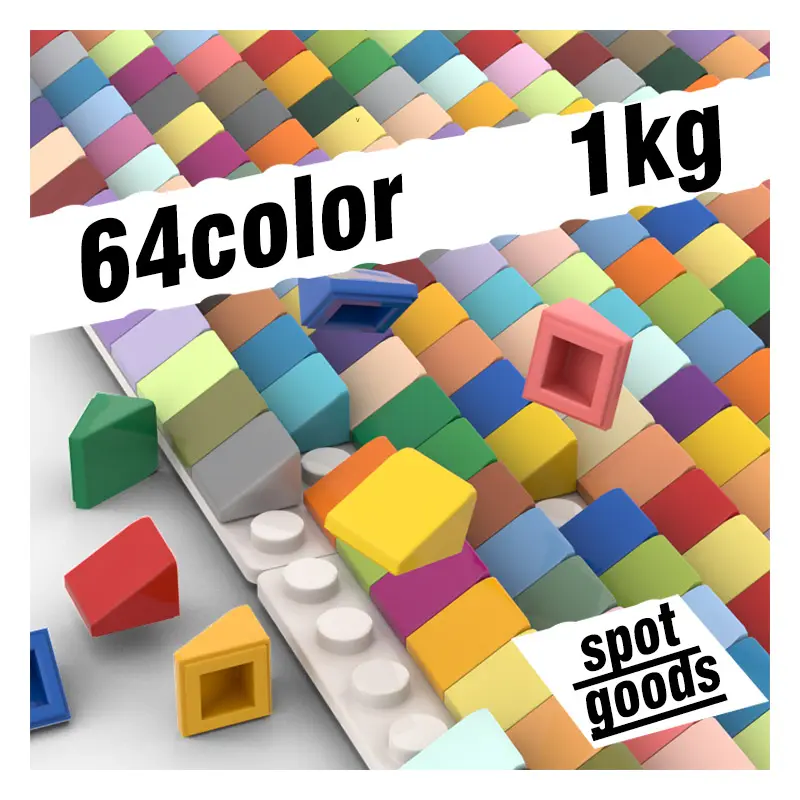 50746 Slope 30 1x1 MOC parts DIY pixel dot 2/3 compatible 3d building blocks bricks