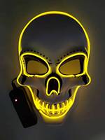 Halloween ghost design rouge vert bleu 10 couleurs nuit sombre masque de fête drôle à led