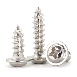 Vis autotaraudeuses à tête cylindrique fraisée en acier au carbone galvanisé M1.7 M2 M3 M4 M5, fabricant de vis métriques - Product Image 3