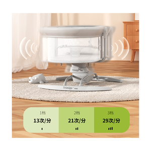 Innovadora cuna columpio <span class=keywords><strong>para</strong></span> bebé, nuevo diseño profesional, malla <span class=keywords><strong>mecedora</strong></span> eléctrica ajustable, flujo de aire, música, <span class=keywords><strong>silla</strong></span> de bebé oscilante automática - Product Image 3