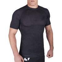 Rashguard BJJ Unisexe Sur Mesure de Haute Qualité Anti-UV Respirant Séchage Rapide Compression MMA pour l'Entraînement