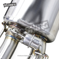Échappement sport cat-back pour Lexus RC F/RCF 5.0L 2015-2021, silencieux sport X-Pipe en acier inoxydable avec embouts à valve