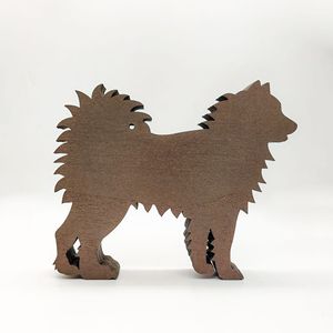 Wood Carved Hunting Dog Craft Multi-Layer Hollow Wooden Hound <b>Ornament</b> Creative Home Decor Wooden Hound Sculpture for Tabletop - Product Image 5