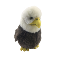 Peluche réaliste de chien de 20 cm, personnalisable, fabrication OEM ODM CE CPC