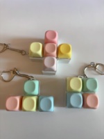 Clavier LED personnalisé avec touches Anime, clavier Fidget, porte-clés Fidget, plusieurs options de couleurs, jouet stimulant