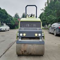 Rouleau vibratoire articulé à double tambour robuste ST1500, moteur central efficace, équipement de compactage routier