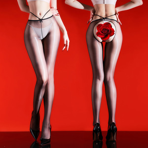 Ultra Thin Thigh High Stockings With Bow Solid Color Transparent For Women Fall 2025 - Product Image 3