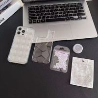 Étui de téléphone DIY pour iPhone/Sam S25, fabriqué par BAILI Factory, polyvalent, en TPU+PC, détachable, deux en un, assemblé, avec panneau arrière transparent