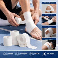 Bande de kinésiologie en coton et élasthanne, bande élastique de sport pour le soutien des muscles et des articulations, couleurs personnalisées, OEM, en gros, HD