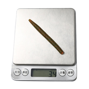 Señuelo blando tipo gusano de 105 mm y 5.5 g, de hundimiento lento, para pesca de lubina, señuelo de fondo sin plomo, de alta densidad. - Product Image 3