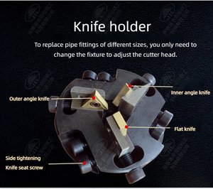 เครื่องลบคมหัวคู่เครื่องลบคมเครื่องดัดปลายท่อและท่อ - Product Image 6