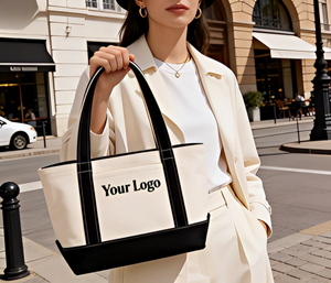 Sac fourre-tout en <span class=keywords><strong>toile</strong></span> léger, imperméable, pliable, sac à main à bandoulière, taille moyenne, personnalisable, pour femmes, voyages en plein air, shopping - Product Image 2