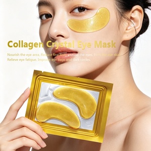 Masque pour les yeux au collagène or 24 carats, hydratant, nettoyant, <span class=keywords><strong>patch</strong></span> oculaire d'urgence pour la récupération cutanée nocturne - Product Image 3